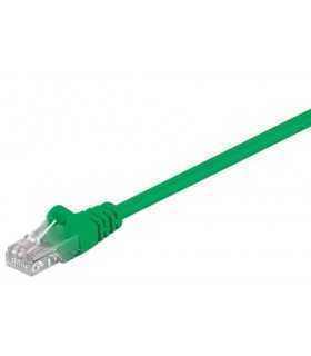 Cablu CAT5e UTP verde 1.5m patchcord RJ45 x2 CCA neecranat Goobay