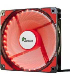 Ventilator rosu Inter-Tech L-12025 120mm Red LED Fan 12V
