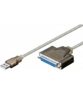 Cablu convertor USB la Paralel 25 pini 1.5m Windows 10 Goobay