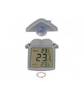 Termometru digital pe geam cu min/max. Velleman