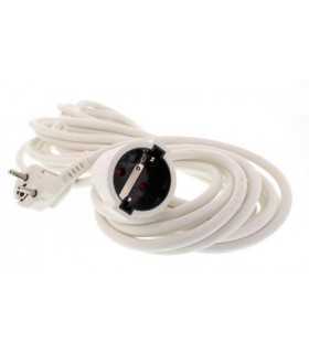Cablu prelungitor 10m 1.5mm alb IP20 Well