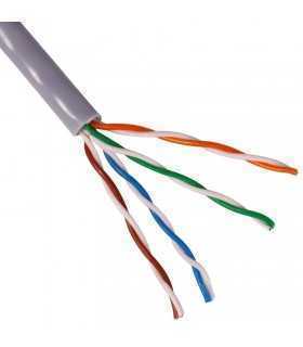 Cablu UTP CAT5e aluminiu cuprat litat multifilar CCA 1m Chrome