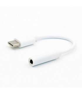 Cablu adaptor USB Type C tata - Jack 3.5mm mama STEREO 11cm Well