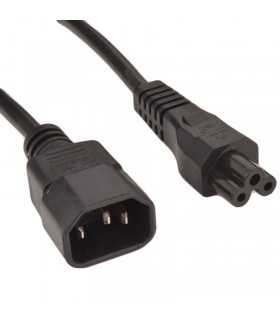 Cablu adaptor alimentare 0.2m IEC320-C14 TATA - IEC320-C5 mama