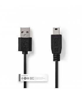 Cablu USB 2.0 A tata - mini USB tata 1m Nedis