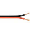 Cablu difuzor rosu/negru 2x0.75mm cupru OFC 2x42/0.12mm Goobay 15083