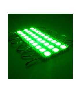 Modul 3 LED-uri 12V 1.5W 150lm SMD2835 verde P67 V-TAC