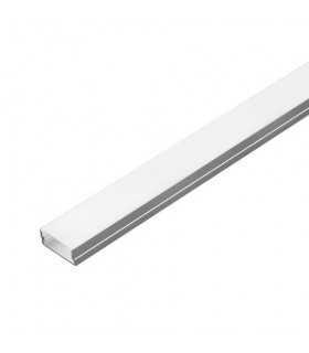 Profil aluminiu pentru banda LED 2m 23.5mm x 10mm mat V-TAC