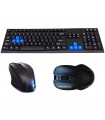 Tastatura +mouse 1000DPI Wirelees negru-albastru TEDBLUE4