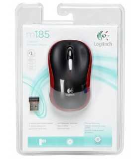 Mouse wireless M185 rosu Logitech