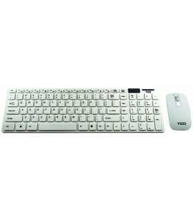 Tastatura + mouse Wireless alb ULTRA-THIN FASHION TED TD920 65877