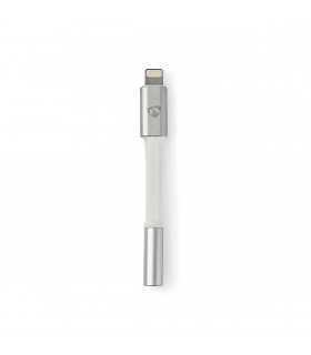 Adaptor iPhone Apple Lightning 8-Pin tata la Jack 3.5mm mama 0.15m gri Nedis