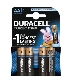 Baterii DuraCell AA TurboMax Ultra Alcaline LR6 blister 4buc