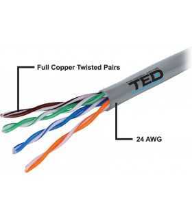 Cablu UTP cat5e cupru integral marca TED Wire Expert