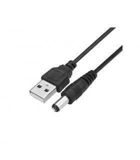 USB - DC 0.6m cablu 5.5x2.1mm OEM