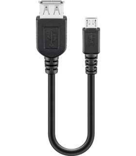 Cablu adaptor USB A mama la micro USB tata Goobay