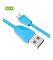 Cablu USB la micro USB Golf Diamond Sync Cablu albastru 1m 2A GC-27m