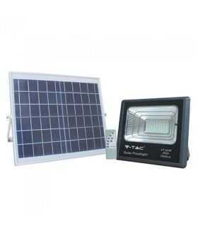 Reflector LED 16W 6000K 1050lm cu incarcare solara V-TAC