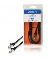 Cablu FTP Cat5e mufat patchcord RJ45-RJ45 2m negru Valueline