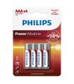 Baterii POWER alkaline AAA LR3 blister 4buc PHILIPS