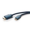 Cablu Profesional 2m mini HDMI - HDMI Ultra HD 4K 60Hz cu Ethernet OFC AWG30 aurit Clicktronic