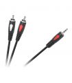 Cablu 3.5 mm tata - 2x RCA 1.8m ECO-LINE Cabletech KPO4004-1.8
