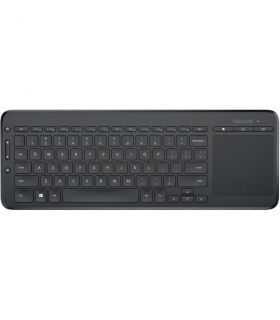 Tastatura wireless Microsoft N9Z-00022 All-In-One Multimedia touchpad integrat negru
