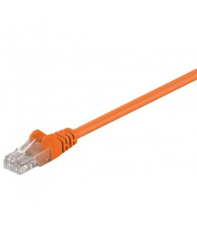 Cablu UTP 1.5m portocaliu patchcord CAT5e 2x RJ45 CCA neecranat Goobay