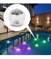 Dispozitiv iluminare solara pentru piscina LED RGB 10cm cu acumulator Phenom