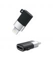 Adaptor conector USB type C mama - tata iPhone Lightning negru 2.4A XO-NB149D