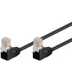 Cablu UTP Cat5e patch cord 0.5m RJ454-RJ45 negru Goobay