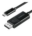Cablu USB type C - DisplayPort 1.8m negru Choetech XCP-1803