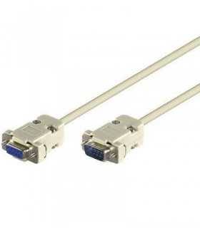 Cablu serial RS232 DB9 tata la DB9 mama 2m 1:1 Goobay