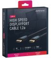 Cablu Profesional DisplayPort - DisplayPort 3m v1.2a 4K 60Hz 21.6Gbit/s AWG26 OFC Clicktronic 70712