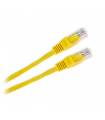 Cablu patchcord UTP galben 1m CCA Cabletech