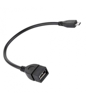 Cablu adaptor OTG USB A mama la micro USB tata 20cm Cabletech
