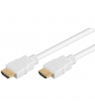 Cablu HDMI 3m v1.4 alb 4K Ultra HD 2160p 30Hz Ethernet 3D Goobay