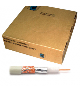 Cablu coaxial cupru RG59U alb Cabletech KAB0026F