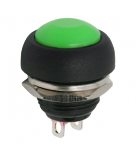 Buton 1 circuit 1A 250V OFF-ON verde