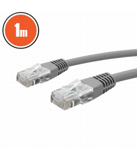 Cablu UTP patch RJ45 8p8c CAT5e 1m gri