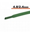 Tub termocontractibil verde 4.8mm/ 2.4mm 0.5m