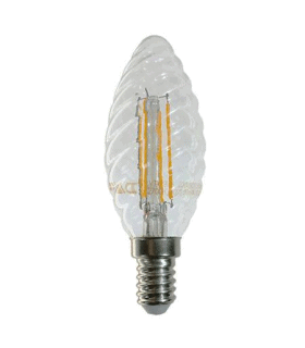 Bec E14 LED cu filament LED 4W 2700K spirala V-TAC