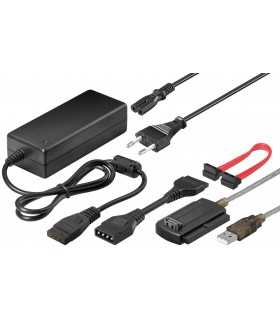 Cablu adaptor hdd IDE hdd SATA si hdd SSD la USB Goobay