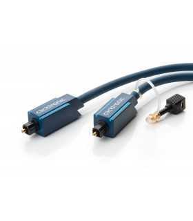 Cablu optic Toslink - Toslink plus adaptor 3.5mm 15m Clicktronic