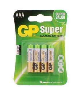 Baterii alcaline R3 AAA 4buc/blister Super GP